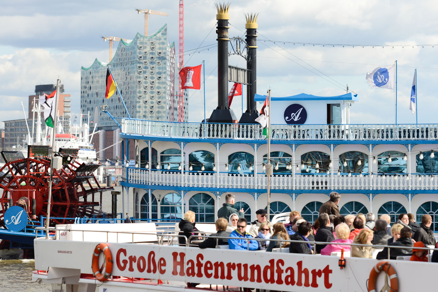 Lousiana Star Hafenrundfahrt Hamburg.